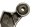 Matkustajan jalkatapin kiinnike takana vasen YAMAHA BT 1100 Bulldog RP05 02-06