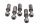 Goujons porte-couronne axes silentbloc lot de 5 arrière Aprilia RSV4 RK 09-12