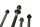 Moottorin kiinnityspultit mutterit aluslevyt YAMAHA BT 1100 Bulldog RP05 02-06