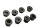 Topplocksmuttrar sats 8 st fram bak cylinder YAMAHA BT 1100 Bulldog RP05 02-06