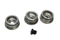 Rungon tulpat putken päätykorkit suojat 3 kpl YAMAHA BT 1100 Bulldog RP05 02-06