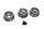 Rungon tulpat putken päätykorkit suojat 3 kpl YAMAHA BT 1100 Bulldog RP05 02-06