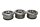 Rungon tulpat putken päätykorkit suojat 3 kpl YAMAHA BT 1100 Bulldog RP05 02-06