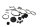 Ruuvisarja pultit mutterit kiristimet osat erä BMW R 1100 S 259 0422 R2S 98-05