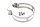 Fascetta silenziatore staffa scarico silent-block BMW F 800 GS E8GS 0219 08-12