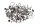 Kit viteria bulloni dadi rondelle carena telaio BMW F 800 GS E8GS 0219 08-12