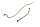 Brake line pipe hydraulic hose set middle Moto Guzzi California III i.e VY 90-93