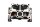 Knastakselholder højre vippearme lejehus BMW R 1200 R R1ST K27 0400 11-14