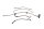 Brake lines hoses front rear distributor BMW R 1200 GS K25 0307 R12 04-07
