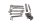 Tool kit holder tube spanner set spark plug wrench Suzuki DR 650 SE SP46B 96-00