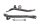 Engine mount frame brackets left right front BMW R 1200 GS K25 0307 R12 04-07