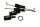 Middenbok hoofdstandaard veren bouten BMW K 100 RS 2 Ventiler K589 0502 83-89