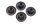 Handlebar dampers rubber riser mount bushes 4 Suzuki DR 650 SE SP46B 96-00