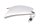 Seitenverkleidung Tankverkleidung links Silber BMW R 1200 GS K25 0307 R12 04-07