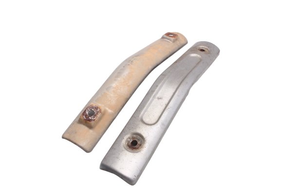 Exhaust heat shield header pipe guard pair front Suzuki DR 650 SE SP46B 96-00