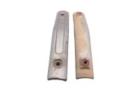 Exhaust heat shield header pipe guard pair front Suzuki DR 650 SE SP46B 96-00