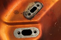 Benzintank Kraftstoffbehälter Spritfass Orange YAMAHA BT 1100 Bulldog RP05 02-06