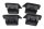 Kofferaufnahmen Satz Kofferhalter links rechts BMW R 1200 GS K25 0307 R12 04-07