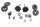 Tuulilasi kiinnityssarja ruuvit mutterit nupit BMW R 1200 GS K25 0307 R12 04-07