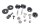 Tuulilasi kiinnityssarja ruuvit mutterit nupit BMW R 1200 GS K25 0307 R12 04-07