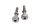 Sivulaukkuteline kiinnityspultit vasen oikea BMW R 1200 GS K25 0307 R12 04-07