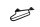 Soporte anclaje estribera trasera izquierda BMW R 1100 S 259 0422 R2S 98-05