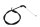 Gaszug Gasbowdenzug Seilzug Drosselklappenzug BMW R 1200 RT K26 0368 05-09
