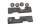 Sitzbank Gummipuffer Auflage Halter Satz hinten BMW R 1200 GS K25 0307 R12 04-07