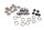 Remschijfbouten afstandsbussen set voor achter BMW R 1200 GS K25 0307 R12 04-07