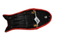 Sitzbank Fahrersitz rot Sattel durchgehend Halteriemen BMW R 1200 R nineT 23-23