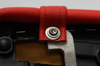Sitzbank Fahrersitz rot Sattel durchgehend Halteriemen BMW R 1200 R nineT 23-23