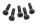 Radschrauben Felgenschrauben Satz hinten BMW R 1200 GS K25 0307 R12 04-07