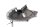 Sideskjold venstre sidekåbe tankpanel afdækning BMW F 650 GS R13 0175 04-08