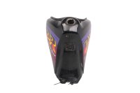 Fuel tank gas petrol reservoir black with decals Suzuki DR 650 SE SP46B 96-00