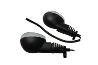 Indicators pair turn signals clear left right 12V Motorrad Zubehör universell