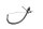 Gasvajer gaswire höger sida trottelhus spjäll BMW R 1200 GS K25 0307 R12 04-07