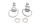 Quick release fairing fastener screw right BMW R 1200 GS K25 0307 R12 04-07