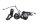 Nebelscheinwerfer Zusatzlicht Highsider Paar Halter BMW F 800 GS E8GS 0219 08-12