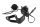 Nebelscheinwerfer Zusatzlicht Highsider Paar Halter BMW F 800 GS E8GS 0219 08-12