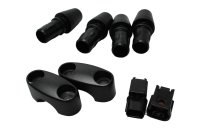 Contrapesos manillar abrazaderas kit tornillos conectores Honda NC 750 XA 25-25
