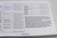 Pechhulp boekje Roadside Assistance Program Europe 1 gids Ducati universell