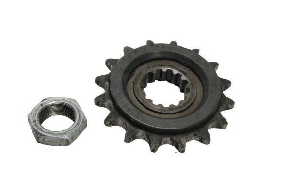 Front sprocket rubber damped with nut drive chain Motorrad Zubehör universell