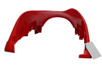 Sottopedana carena inferiore pianale rossa Aprilia SR 50 LC Di Tech Racing 04-04