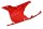 Sottopedana carena inferiore pianale rossa Aprilia SR 50 LC Di Tech Racing 04-04