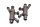Vipparmar axlar insug avgas cylinder vänster BMW R 1200 GS K25 0307 R12 04-07