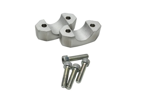 Handlebar clamps risers mounts upper top caps pair Motorrad Zubehör universell