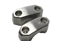 Handlebar clamps risers mounts upper top caps pair Motorrad Zubehör universell