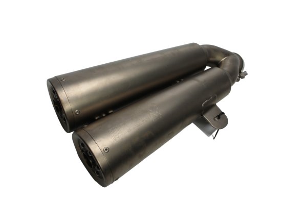 Endschalldämpfer Endtopf Auspuff Akrapovic Doppel links BMW R 1200 R nineT 16-16