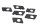Rubber buffers pannier rack 6 pcs left right BMW R 1200 GS K25 0307 R12 04-07