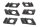 Rubber buffers pannier rack 6 pcs left right BMW R 1200 GS K25 0307 R12 04-07